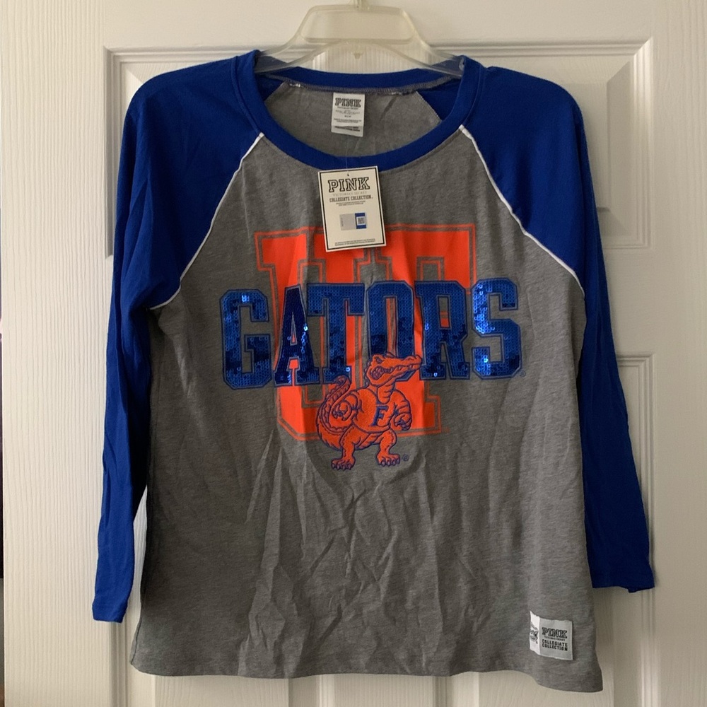 RARE VS PINK Florida Gators 3/4 sleeve Sequin 🐊
